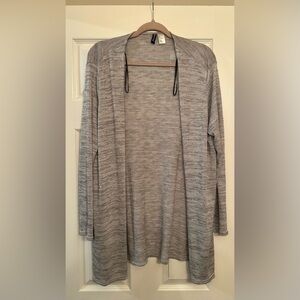 Divided Light Gray Long Knit Cardigan